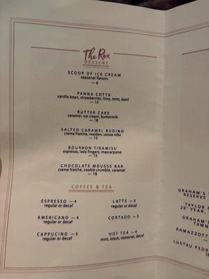 Menu photo 4 The Rex Seaside Steakhouse Redondo Beach, CA Menu photo 4 The Rex Seaside Steakhouse Redondo Beach, CA