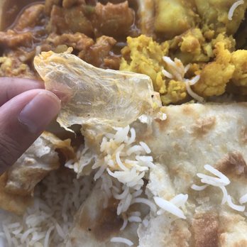 Desi Dhaba - Plastic in the chicken dish! - Indian Near Me - Cambridge, Massachusetts