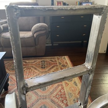 Reeves Custom Metals - Boat ladder extension fab that cost 400 dollars. He fabricated the bottom two rungs. What a scam - Building Supplies Near Me - Wichita, Kansas