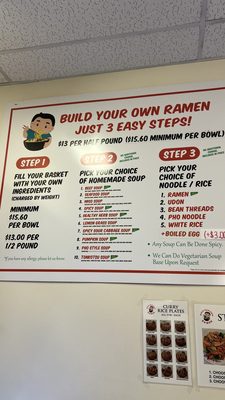 Menu photo 1 Build Your Own Ramen Aiea, HI