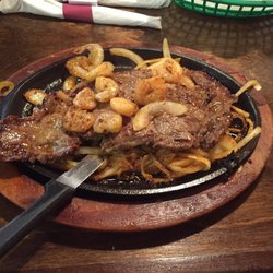 La Fuente Mexican Restaurant - Ribeye steak. Very good.