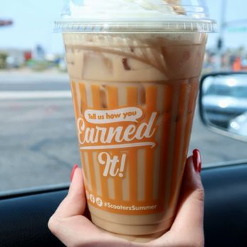 Scooter's Coffee - Medium sized iced Caramelicious Latte - $5.75 without tax (huuuge for a medium imo) - Coffee & Tea Near Me - Las Vegas, Nevada Scooter's Coffee - Medium sized iced Caramelicious Latte - $5.75 without tax (huuuge for a medium imo) - Coffee & Tea Near Me - Las Vegas, Nevada