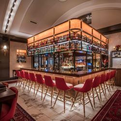 The bar inside of Big Rock Italian Chophouse