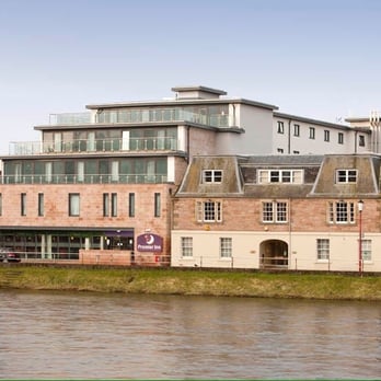 Premier Inn - Front of hotel faces the river Ness - Hotels Near Me - Inverness, HLD