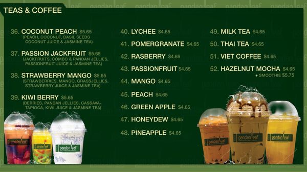 Menu photo 4 Pandan Leaf Houston, TX