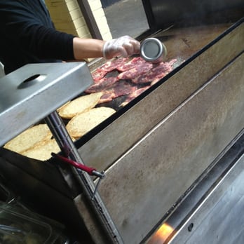 Las Palmas - Cooking ribeye tacos - Mexican Near Me - Pittsburgh, Pennsylvania