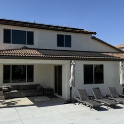 Solar Pool Services - array of (5) 4'x10' solar panels