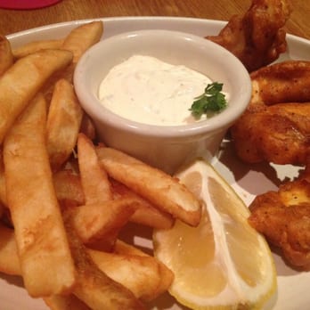 Gubanc's Pub - Fish & Chips - Halibut filet, batter-dipped & deep-fried; served with French fried potatoes and tartar sauce - American Near Me - Lake Oswego, Oregon