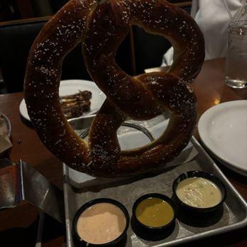 Brick House Tavern + Tap - House Baked Jumbo Pretzel - American Near Me - Louisville, Kentucky