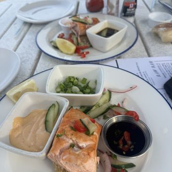 McLoone's Pier House - Teriyaki salmon split for sharing - Venues & Event Spaces Near Me - Long Branch, New Jersey