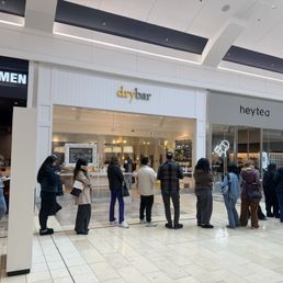 Big line to get in the store