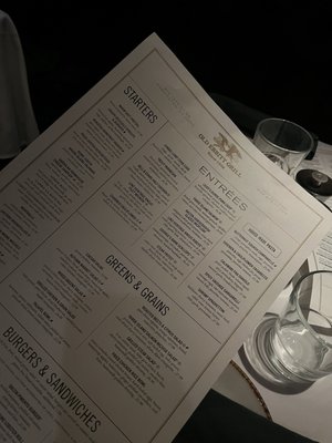 Menu photo 8 Old Ebbitt Grill Washington, DC, DC