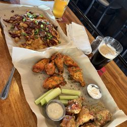 Firebird Tap House - Brisket nachos and wings