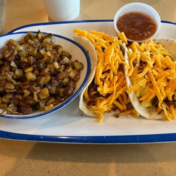 Lola's Handcrafted Kitchen - Breakfast tacos with bacon. - Sandwiches Near Me - Tyler, Texas