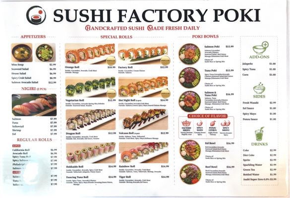 Menu photo 3 Sushi Factory Poki Lake Forest, CA Menu photo 3 Sushi Factory Poki Lake Forest, CA