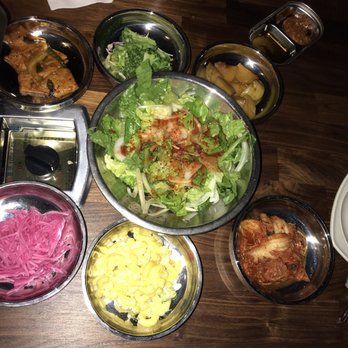 Mr Kimchi - Golf Road - Basic banchan with AYCE October 2019 - Korean Near Me - Mount Prospect, Illinois