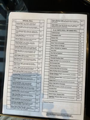 Menu photo 6 Sankai Sushi Denver, CO Menu photo 6 Sankai Sushi Denver, CO