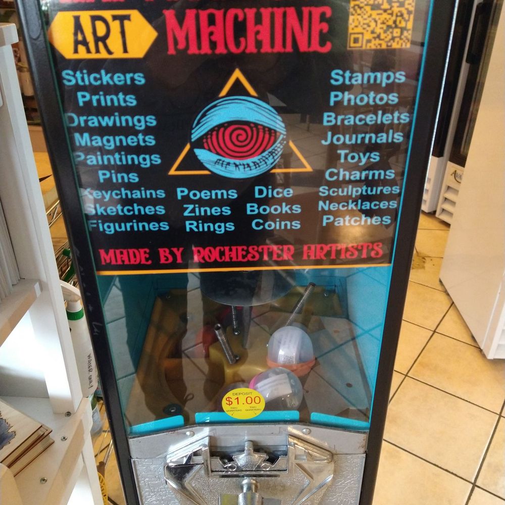 Eden Cafe - Mystery Art Machine! - Vegan Near Me - Batavia, New York Eden Cafe - Mystery Art Machine! - Vegan Near Me - Batavia, New York