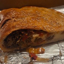 Asylum Street Pizza - Steak Bomb Calzone