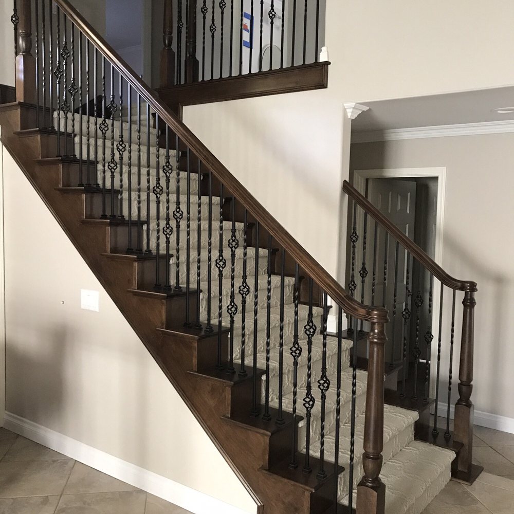 Kleinsmith Stair & Trim - Our beautiful new staircase! This is maple. - General Contractors Near Me - Santee, California