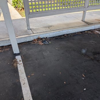 Best Fit Movers - Car park full of glass shards they didn't bother to clean up - Movers Near Me - Santa Ana, California Best Fit Movers - Car park full of glass shards they didn't bother to clean up - Movers Near Me - Santa Ana, California