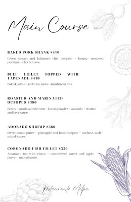Menu photo 3 Restaurante Milpa Holbox Holbox, ROO