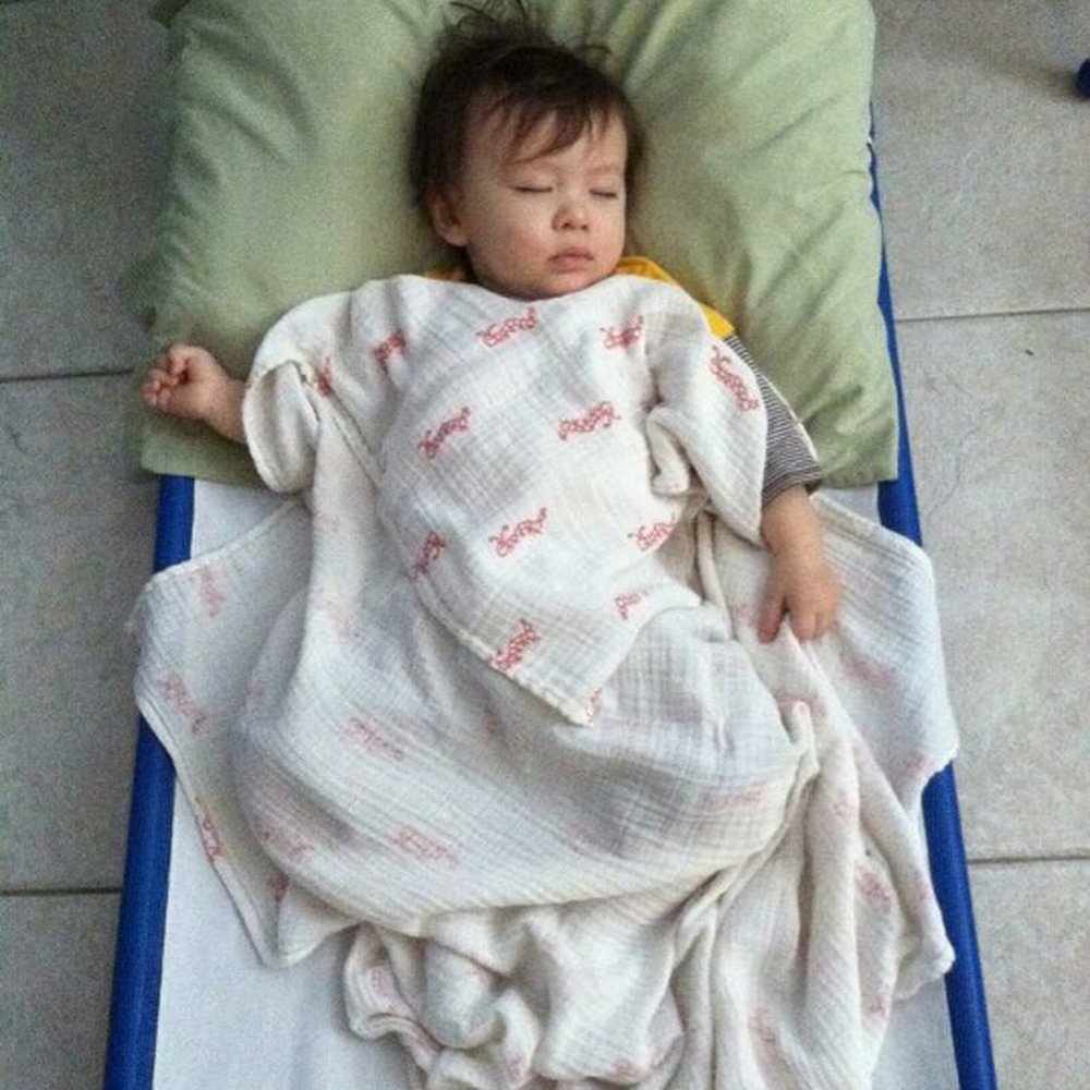 Susan's Daycare - Toddlers take nap in cots like this. Each of them have their own bedding and pillow which gets washed every Friday. - Child Care & Day Care Near Me - Porter Ranch, California Susan's Daycare - Toddlers take nap in cots like this. Each of them have their own bedding and pillow which gets washed every Friday. - Child Care & Day Care Near Me - Porter Ranch, California