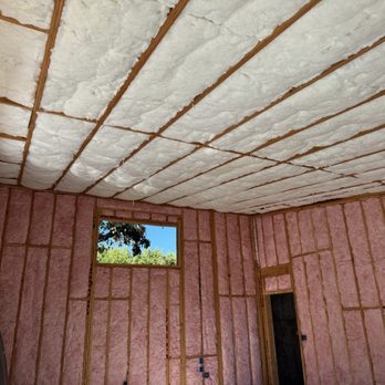 Robert Insulation & Drywall - R38 batt insulation at vented cathedral ceiling - Drywall Installation & Repair Near Me Robert Insulation & Drywall - R38 batt insulation at vented cathedral ceiling - Drywall Installation & Repair Near Me