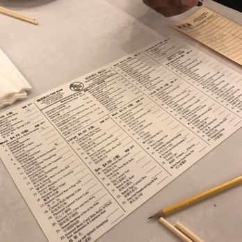 Great Eastern Restaurant - Write in menu - Dim Sum Near Me - San Francisco, California Great Eastern Restaurant - Write in menu - Dim Sum Near Me - San Francisco, California