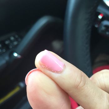 Luxy Nails - I mean, at least pretend to do some what of a decent job..... - Nail Salons Near Me - Plano, Texas