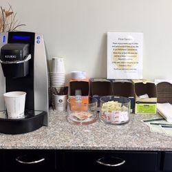 Westlawn Memorial Gardens & Funeral Home - Self serve coffee and tea for visitors.
