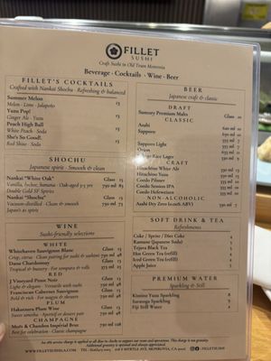 Menu photo 4 Fillet Sushi Monrovia, CA Menu photo 4 Fillet Sushi Monrovia, CA