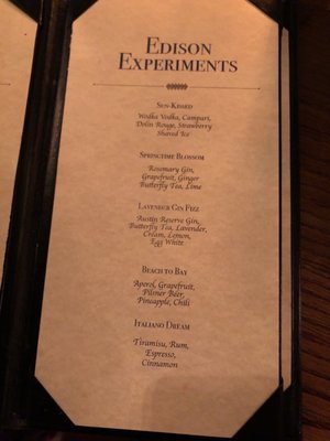 Menu photo 5 The Edison Experiment San Antonio, TX Menu photo 5 The Edison Experiment San Antonio, TX