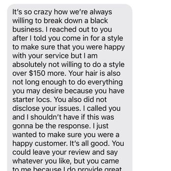Twisted Loc Lounge - This is her response to my review . She s lier - Hair Stylists Near Me - Sacramento, California Twisted Loc Lounge - This is her response to my review . She s lier - Hair Stylists Near Me - Sacramento, California