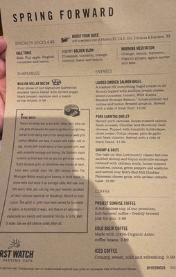 Menu photo 8 First Watch Sewell, NJ