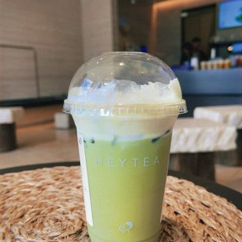 Heytea - Cloud Matcha Latte - Bubble Tea Near Me - San Diego, California