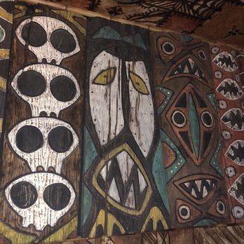 False Idol - Awesome wood carvings line the walls - Cocktail Bars Near Me - San Diego, California