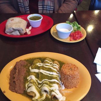 El Limon - Enchiladas and burrito both chicken. - Mexican Near Me - Conshohocken, Pennsylvania