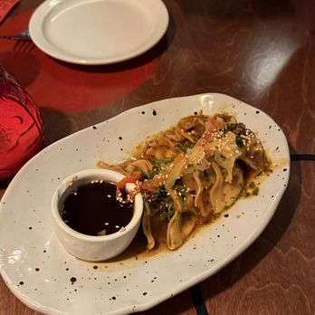 Mushi Ni - pork pot stickers - Asian Fusion Near Me - Atlanta, Georgia Mushi Ni - pork pot stickers - Asian Fusion Near Me - Atlanta, Georgia