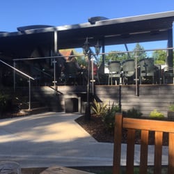 The Gate - Outside upper seating area.  New addition to the pub!  Really great use of space
