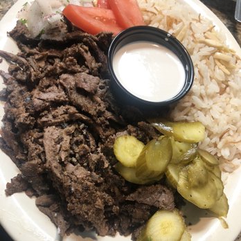 Beirut Restaurant - Beef Shawarma plate - Middle Eastern Near Me - Romulus, Michigan