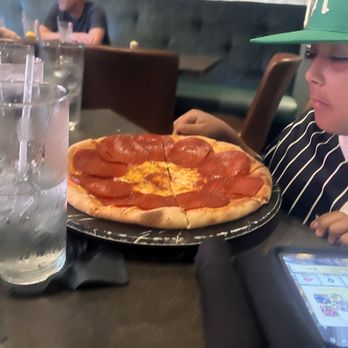 TruFire - 4 Cheese pizza with Pepperoni - New American Near Me - Frisco, Texas TruFire - 4 Cheese pizza with Pepperoni - New American Near Me - Frisco, Texas