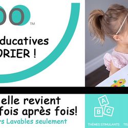 Papeterie St-Sauveur - Les nappes éducatives Bimoo sont maintenant disponibles chez Papeterie St-Sauveur!