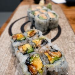 Osaka Fusion Sushi - Front: Eel Avocado Roll Back: Lobster Salad Roll