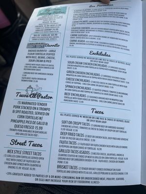 Menu photo 1 Eddie’s Tex-Mex Cocina Dallas, TX