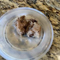 Just the fat on top of the chopped beef when it was opened. Who knows what is further down.