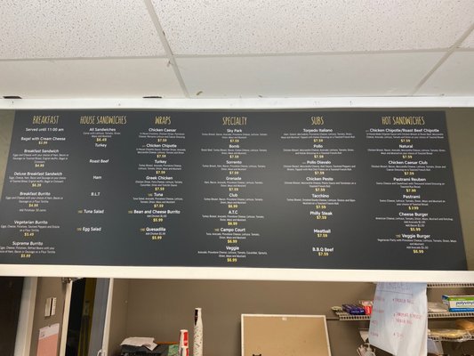 Menu photo 1 Summers Deli San Diego, CA Menu photo 1 Summers Deli San Diego, CA