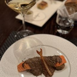 Salmon paired with Mersault Salmon paired with Mersault