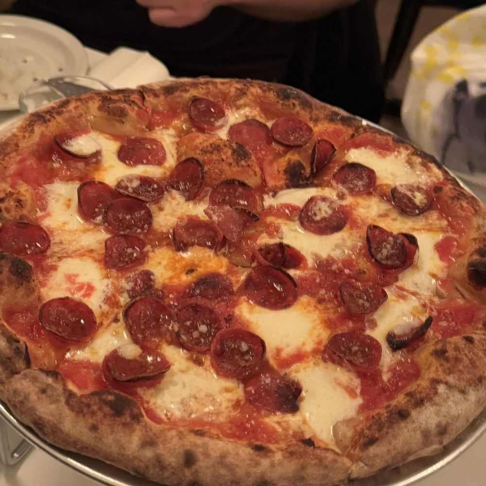 Anna - Pepperoni, mozzarella, tomato, chili oil 9/10 - Italian Near Me - Woodbury, New York Anna - Pepperoni, mozzarella, tomato, chili oil 9/10 - Italian Near Me - Woodbury, New York