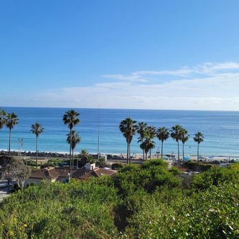 Calafia Beach Park - That's the beach parking lot down there; easy to walk to, a pain to drive to. - Parks Near Me - San Clemente, California Calafia Beach Park - That's the beach parking lot down there; easy to walk to, a pain to drive to. - Parks Near Me - San Clemente, California